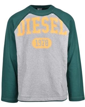 DIESEL Sweatshirts - Verde