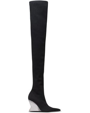Balmain Over-Knee Boots - Noir