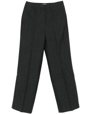 Birgitte Herskind Broeken ,Zwart ,Leer Rechte Broek