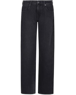7 For All Mankind Straight Jeans - Bleu