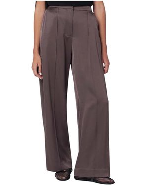 Jonathan Simkhai Wide Trousers - Gris