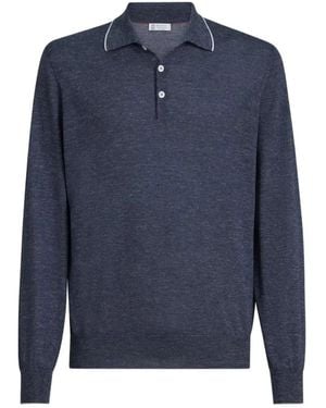 Brunello Cucinelli Polo Shirts - Azul
