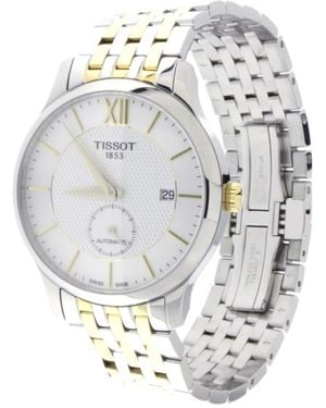 Tissot Orologio automatico quadrante bianco in acciaio - Metallizzato