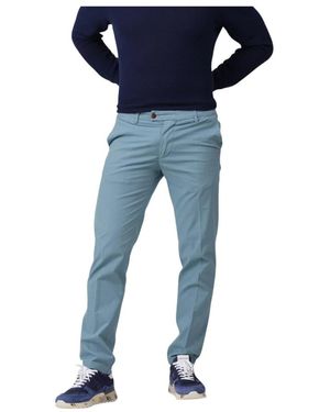 Re-hash Chinos - Blauw