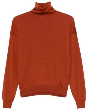 Saint Laurent Turtlenecks - Rojo