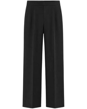 Clips Wide Trousers - Nero