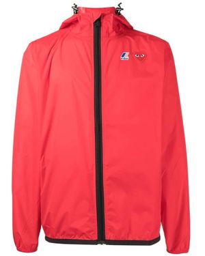 Comme des Garçons Light Jackets - Rojo