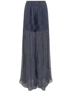 Rochas Wide Pants - Blue