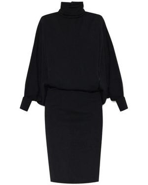 Saint Laurent Knitted Dresses - Black