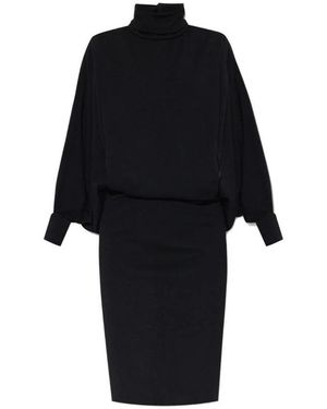 Saint Laurent Knitted Dresses - Black