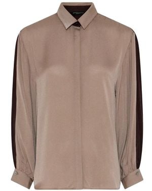 Bruuns Bazaar Overhemden ,Kamille Bblure Shirt - Bruin