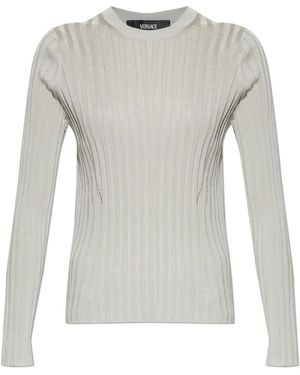 Versace Round-Neck Knitwear - Gris