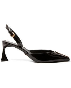 Stella McCartney Elsa Patent Slingbacks - Zwart