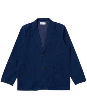 Universal Works Two Button Jacket - Blauw