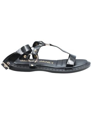 Janet & Janet Flat Sandals - Blue