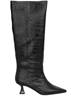 Alma En Pena. Heeled Boots - Black