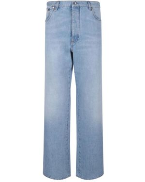 Off-White c/o Virgil Abloh Straight Jeans - Blu