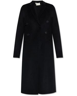 Tory Burch Double-Breasted Coats - Black