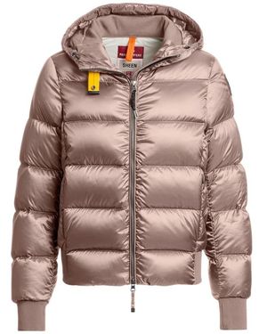 Parajumpers Jassen ,Paars ,Mariah Down Bomber - Bruin