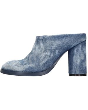 Mattia Capezzani Heeled Mules - Blue