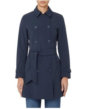 Colmar Belted Coats - Blue