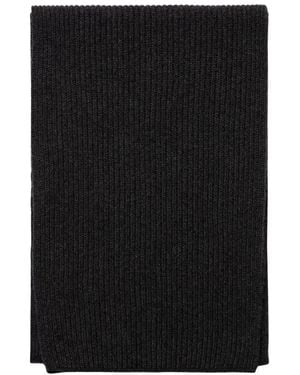Sunspel Winter Scarves - Black