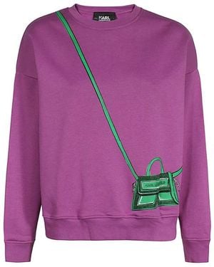 Karl Lagerfeld Sweatshirts - Morado