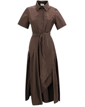 P.A.R.O.S.H. Shirt Dresses - Brown
