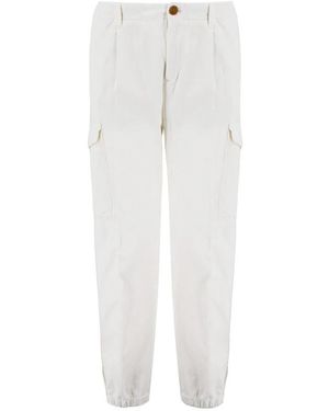 Brunello Cucinelli Slim-Fit Trousers - White