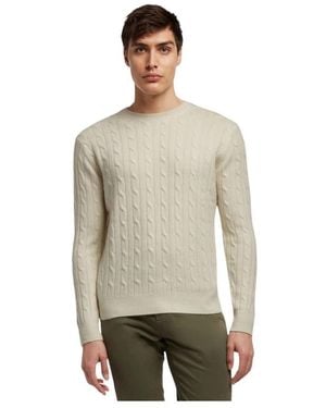 Brooks Brothers Round-Neck Knitwear - Natural