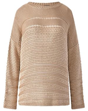 Alberta Ferretti Round-Neck Knitwear - Neutro
