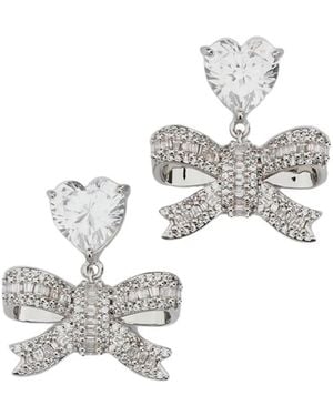Self-Portrait Earrings - Weiß