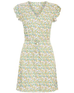 Ichi Vera Dress - Groen