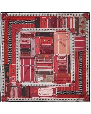 Lancel Accessoires ,Rood ,Foulard Quadrato 90Cm