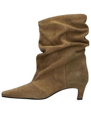 Steve Madden Vexa Enkellaarsjes - Naturel