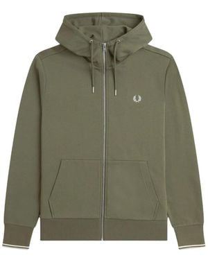 Fred Perry Hoodies - Green