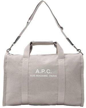 A.P.C. Weekend Bags - Grey