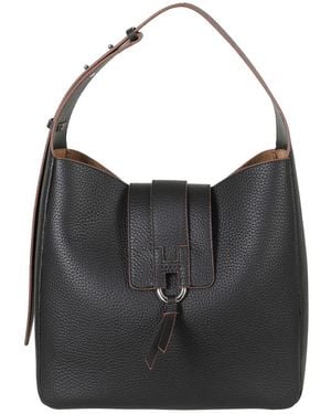 Hogan Trend Hobo Schultertasche - Schwarz