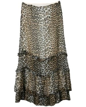 Ganni Midi Skirts - Verde