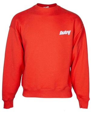 Autry Hoodies & Sweatvesten ,Rood ,Katoen Main Sweatshirt