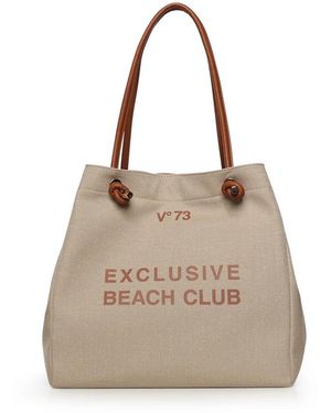 V73 Tote Bags - Natural