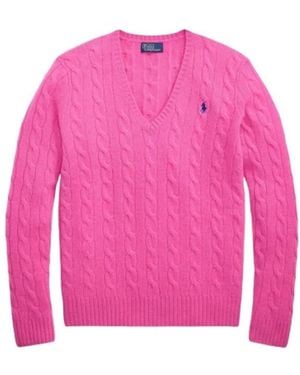 Polo Ralph Lauren V-Neck Knitwear - Roze