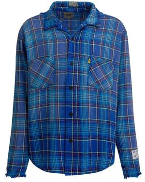 GALLERY DEPT. Blauw Flanellen Overhemd Aw25