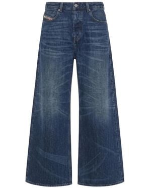 DIESEL Jeans ,Blauw ,Katoen D Sire Wide Jeans