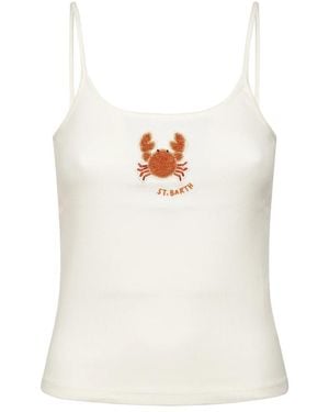 MC2 Saint Barth Sleeveless Tops - White