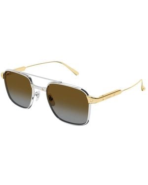 Cartier Santos Navigator Sonnenbrille - Grau