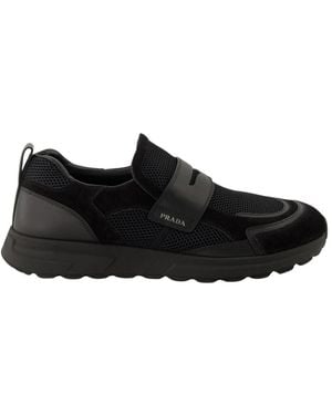 Prada Schoenen ,Zwart ,Leer Prax Sneakers