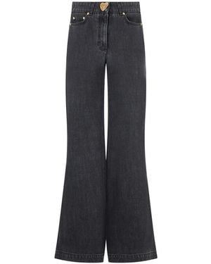 Moschino Flared Jeans - Azul