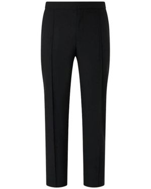ZEGNA Straight Trousers - Black