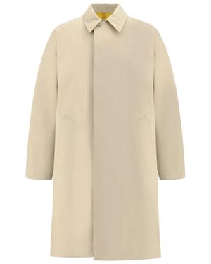 Givenchy Single-Breasted Coats - Naturel
